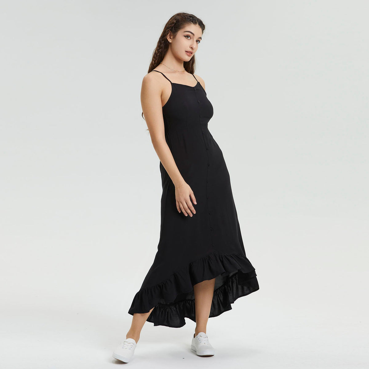 Ruffle Midi Dress